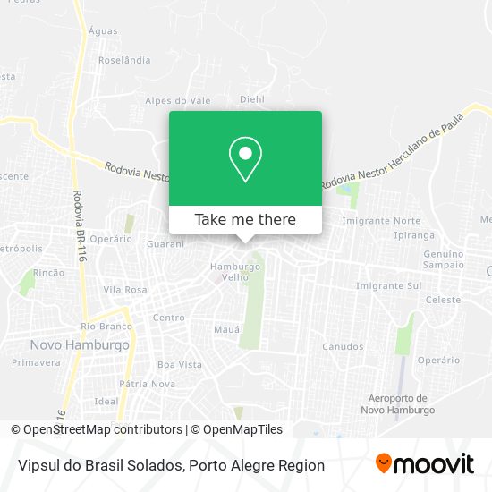 Vipsul do Brasil Solados map