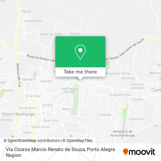 Via Couros Marcio Renato de Souza map