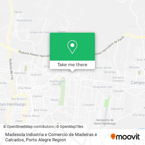 Madesola Industria e Comercio de Madeiras e Calcados map