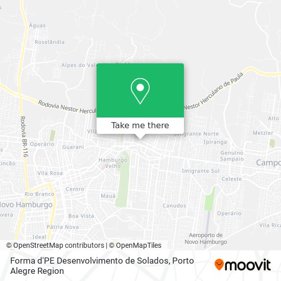 Forma d'PE Desenvolvimento de Solados map