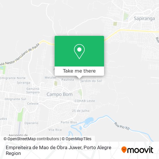 Empreiteira de Mao de Obra Juwer map