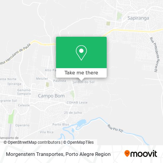 Morgenstern Transportes map