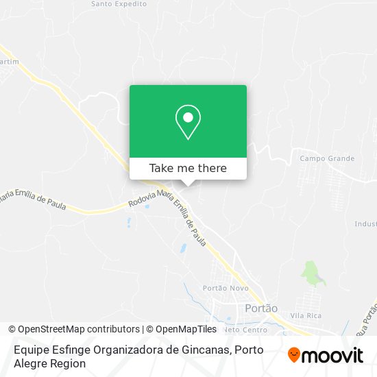 Equipe Esfinge Organizadora de Gincanas map