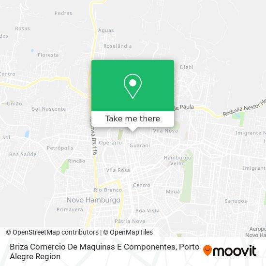 Briza Comercio De Maquinas E Componentes map