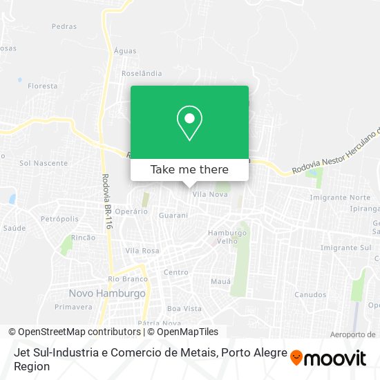 Jet Sul-Industria e Comercio de Metais map