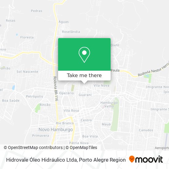 Hidrovale Óleo Hidráulico Ltda map