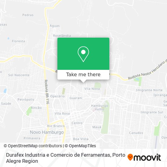 Mapa Durafex Industria e Comercio de Ferramentas