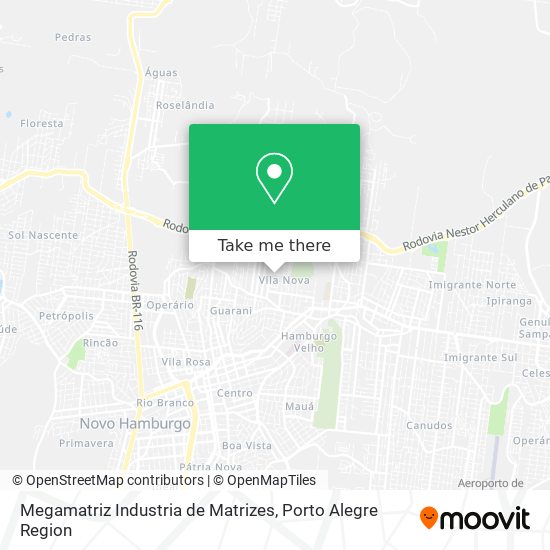 Mapa Megamatriz Industria de Matrizes