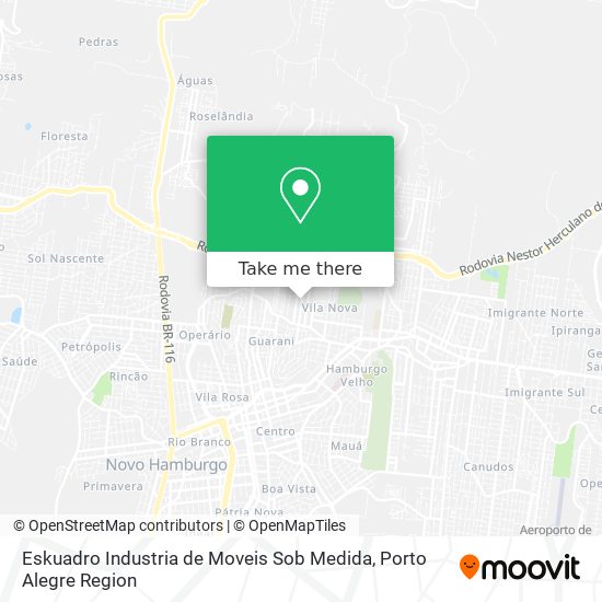 Mapa Eskuadro Industria de Moveis Sob Medida