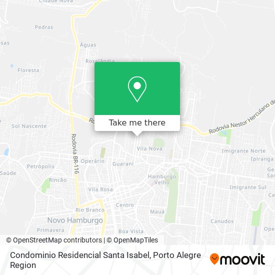 Mapa Condominio Residencial Santa Isabel