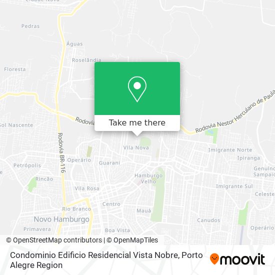 Condominio Edificio Residencial Vista Nobre map