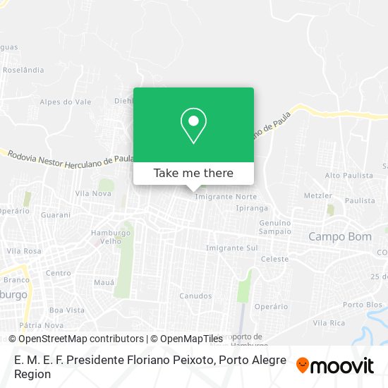 Mapa E. M. E. F. Presidente Floriano Peixoto