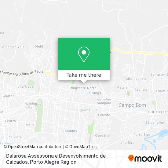 Dalarosa Assessoria e Desenvolvimento de Calcados map