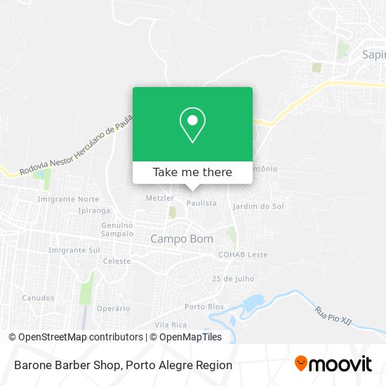 Barone Barber Shop map