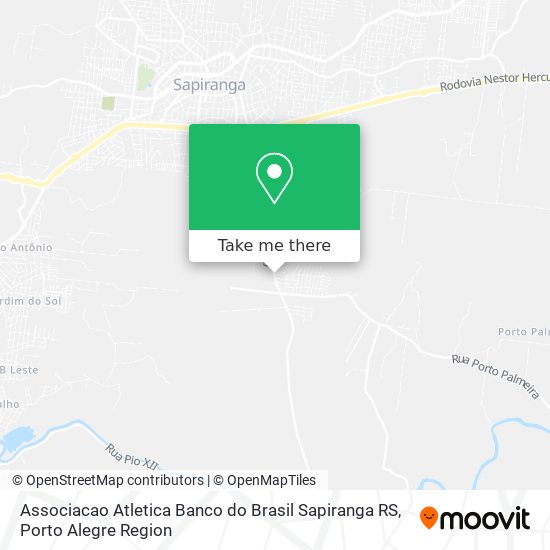Associacao Atletica Banco do Brasil Sapiranga RS map