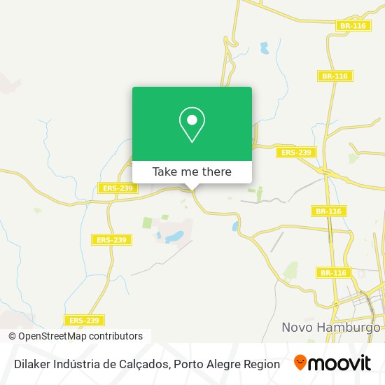 Dilaker Indústria de Calçados map