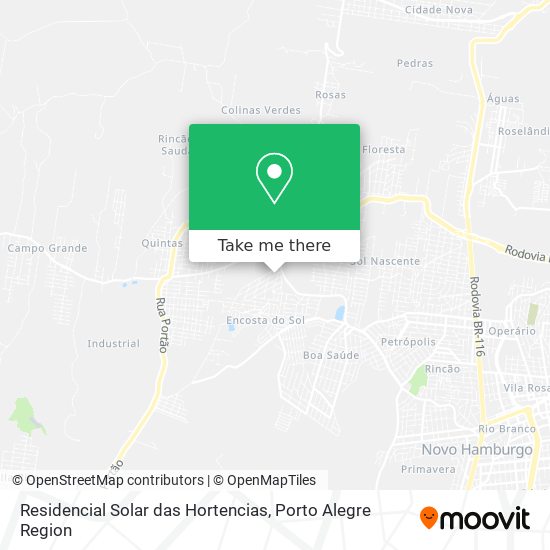Residencial Solar das Hortencias map