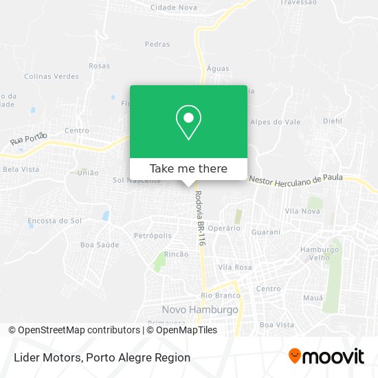 Mapa Lider Motors