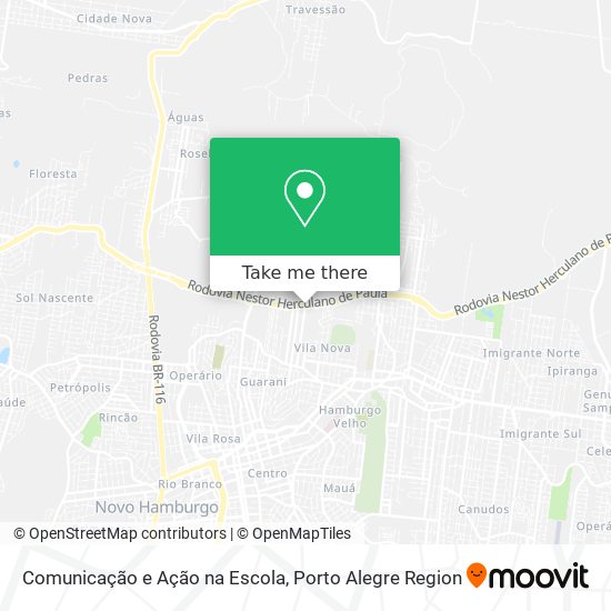 Mapa Comunicação e Ação na Escola