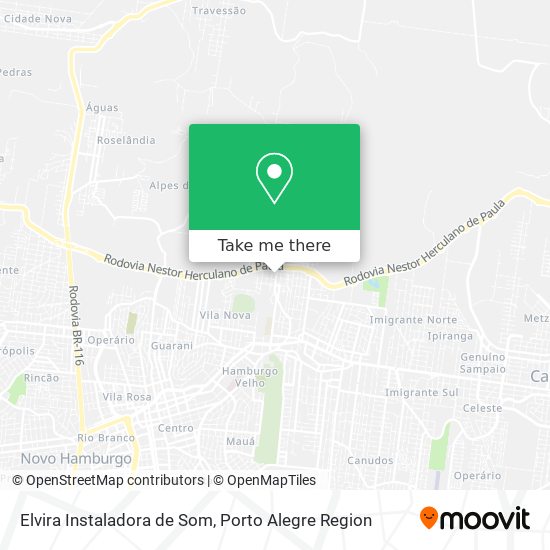 Elvira Instaladora de Som map
