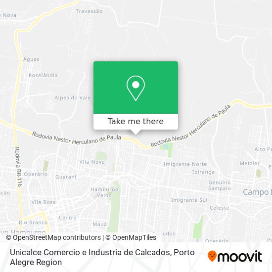 Unicalce Comercio e Industria de Calcados map