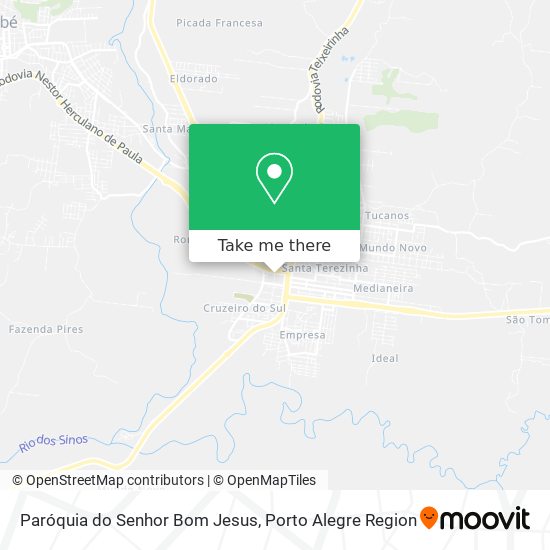 Paróquia do Senhor Bom Jesus map