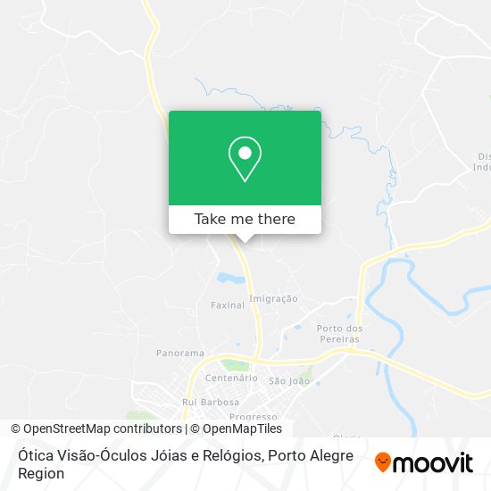 Ótica Visão-Óculos Jóias e Relógios map