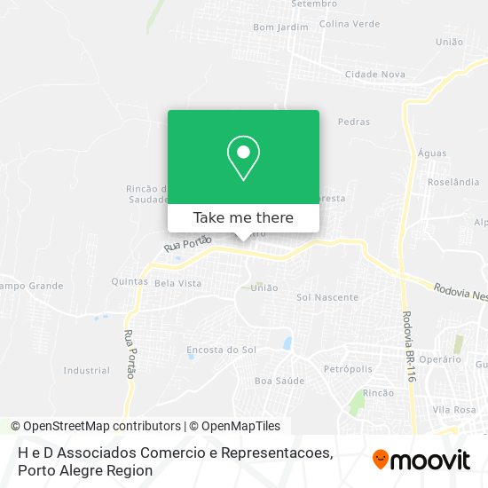 H e D Associados Comercio e Representacoes map