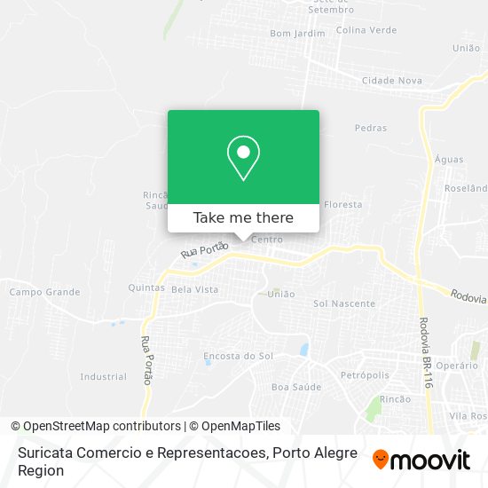 Suricata Comercio e Representacoes map