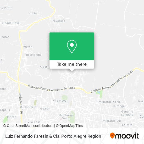 Luiz Fernando Faresin & Cia map