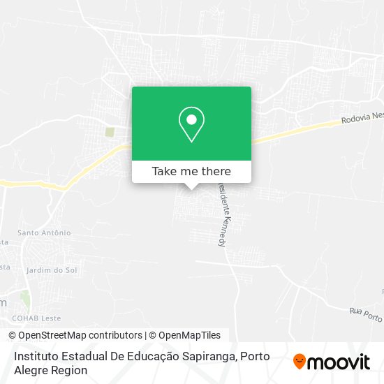 Mapa Instituto Estadual De Educação Sapiranga