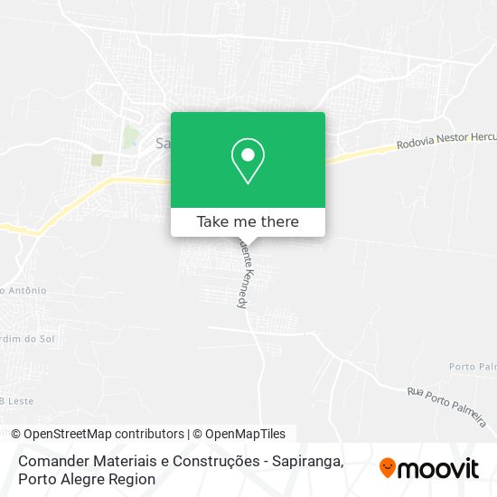 Comander Materiais e Construções - Sapiranga map