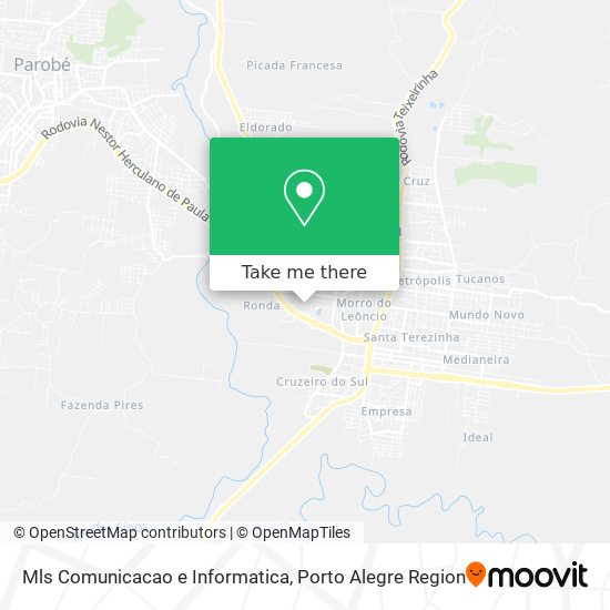 Mls Comunicacao e Informatica map
