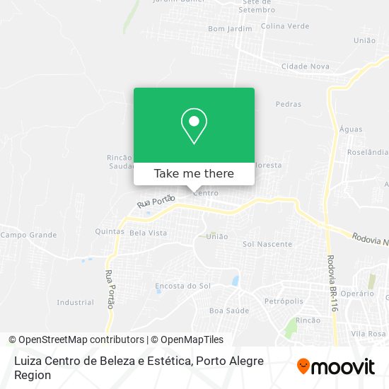 Luiza Centro de Beleza e Estética map