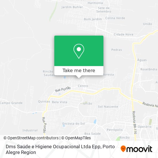 Dms Saúde e Higiene Ocupacional Ltda Epp map