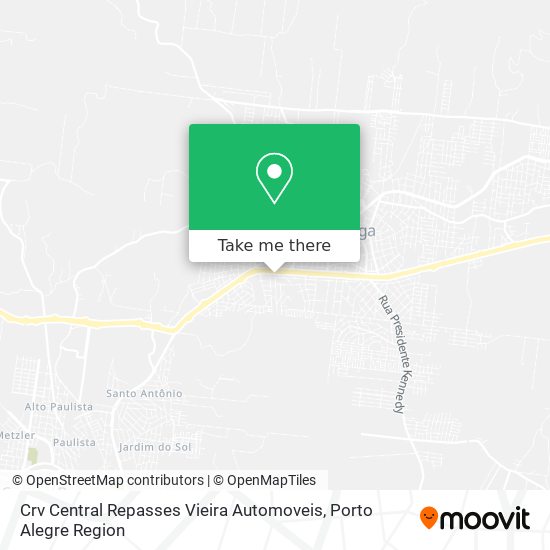 Crv Central Repasses Vieira Automoveis map