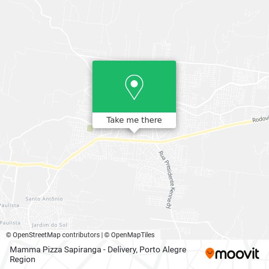 Mapa Mamma Pizza Sapiranga - Delivery