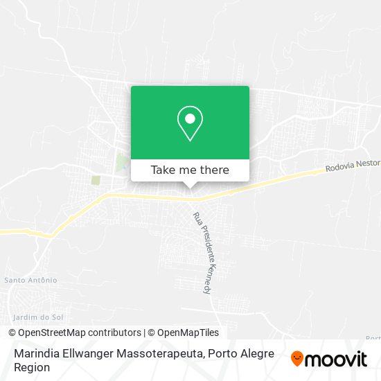Marindia Ellwanger Massoterapeuta map