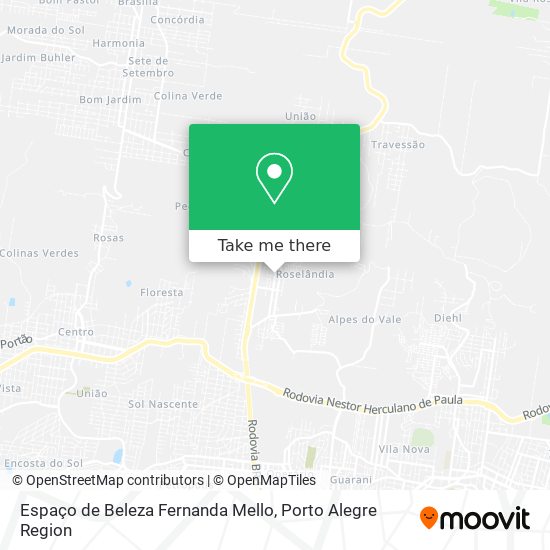Espaço de Beleza Fernanda Mello map