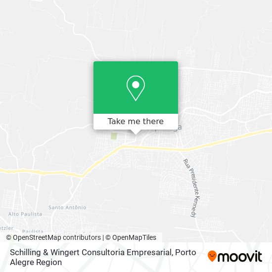 Mapa Schilling & Wingert Consultoria Empresarial