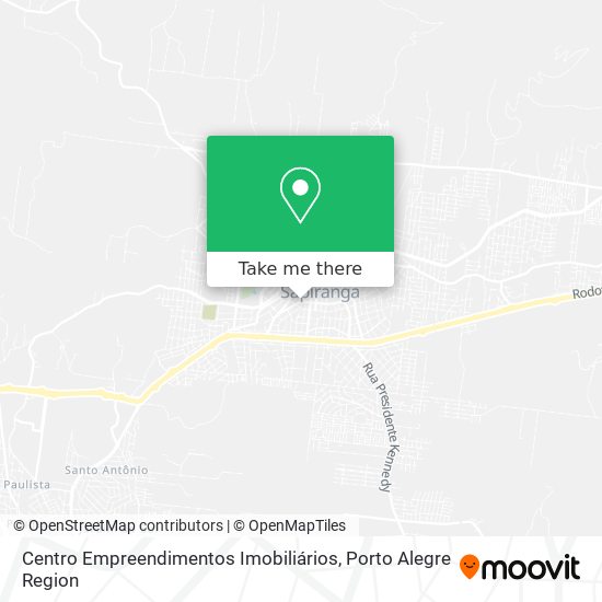 Mapa Centro Empreendimentos Imobiliários