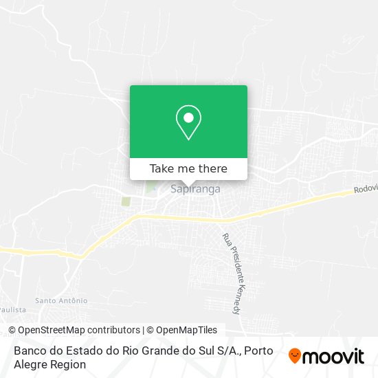 Banco do Estado do Rio Grande do Sul S / A. map