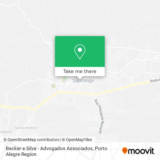 Mapa Becker e Silva - Advogados Associados