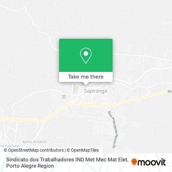 Sindicato dos Trabalhadores IND Met Mec Mat Elet map