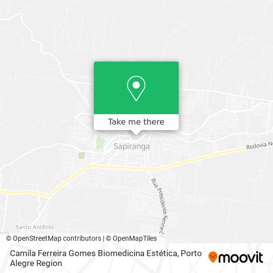 Mapa Camila Ferreira Gomes Biomedicina Estética