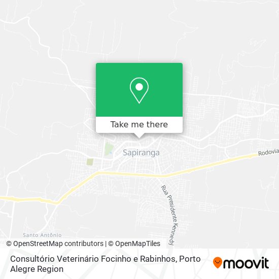 Mapa Consultório Veterinário Focinho e Rabinhos