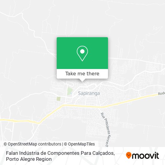 Mapa Falan Indústria de Componentes Para Calçados