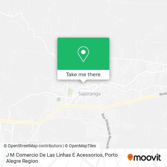 J M Comercio De Las Linhas E Acessorios map
