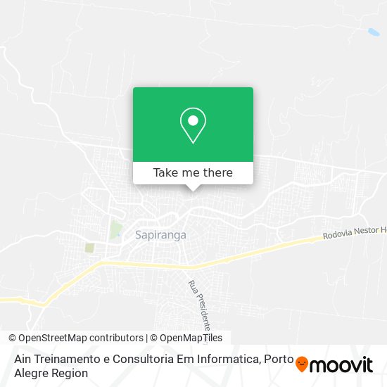 Mapa Ain Treinamento e Consultoria Em Informatica