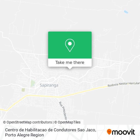 Centro de Habilitacao de Condutores Sao Jaco map